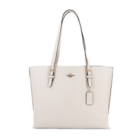 COACH 蔻驰 女士皮质手提托特包 1671 IMOVG 白色 大号