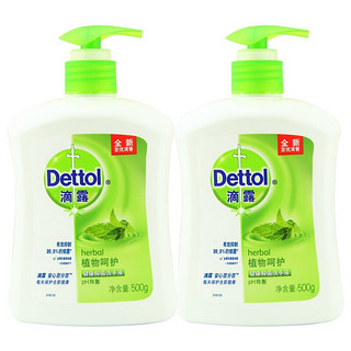 Dettol 滴露 植物呵护健康抑菌洗手液 500g*2