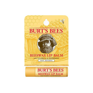 BURT'S BEES 小蜜蜂 皇牌润唇膏 无香蜂蜡 4.25g*3