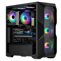 COOLER MASTER 酷冷至尊 COOLERMASTER 酷冷至尊 MASTERBOX TD500L ATX机箱 半侧透 黑色