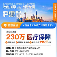 上海城市定制型商业补充医疗保险“沪惠保”