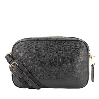 COACH 蔻驰 女士JES斜挎包 F75818 IMBLK 黑色 中号