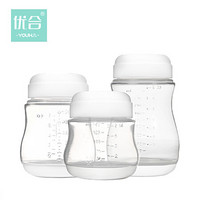 优合（youha） 优合原装宽口径PP奶瓶母乳保鲜密封瓶母乳储存奶瓶150-180-250ml 白色 180ML