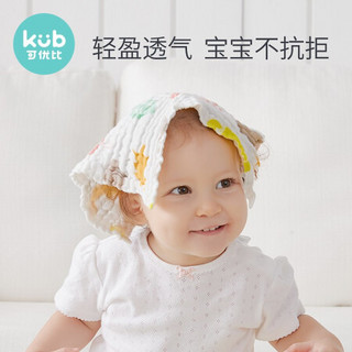 KUB 可优比 婴儿口水巾 6层印花色系*6条 30*30cm