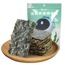 ZHOU HEI YA 周黑鸭 周黑鸭 海苔 海苔夹心 超轻脆 (南瓜子味)35g 鲜甜香脆拉链自立袋