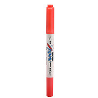 uni 三菱铅笔 PD-153T 双头记号笔 红色 单支装