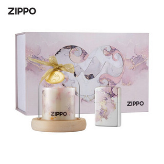 ZIPPO 之宝 爱情染色机 桃雾香薰蜡烛礼盒 爱情送礼  LZERAZ35-0034-C01 煤油防风火机