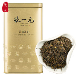 家庭号专享zhangyiyuan张一元茉莉花茶金桶茉莉毛尖200g
