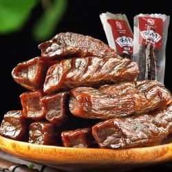 斯琴妹子内蒙古风干牛肉干真空袋装原味250g