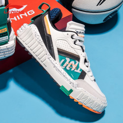 lining李宁李宁休闲鞋男2021夏季新品001传奇开始情侣时尚板鞋运动