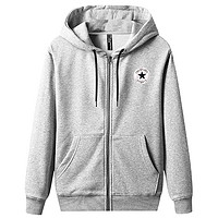 【口碑爆款】运动服连帽时尚休闲潮流男式运动外套上衣 5XL 灰色