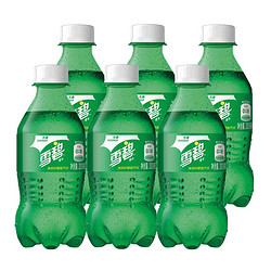 Sprite 雪碧 柠檬味 零卡汽水 碳酸饮料 300ml*6瓶