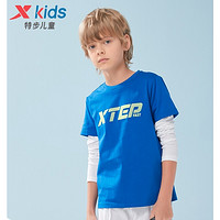 XTEP 特步  儿童短袖T恤