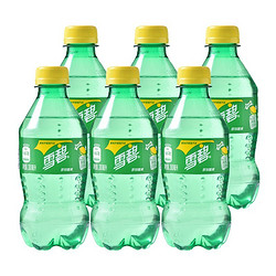 Sprite 雪碧 柠檬味 汽水 碳酸饮料  300ml*6瓶