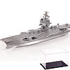 拼酷企业号核动力航空母舰3D立体金属拼图拼装军事模型DIY玩具摆件 企业号+20号防尘罩
