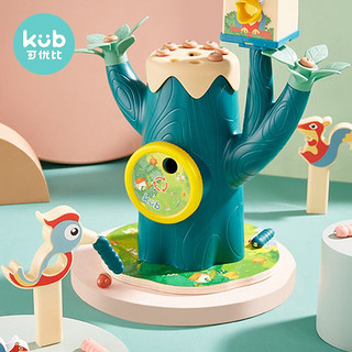 可优比(KUB)小孩捉虫游戏12个月-3岁女孩男孩儿童宝宝多功能智力钓鱼玩具磁性 啄木鸟款趣味捉虫