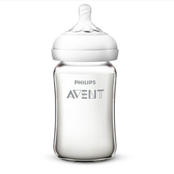 AVENT 新安怡 自然顺畅系列  SCF679/13 玻璃奶瓶 240ml 1月+