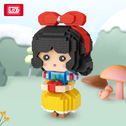 loz俐智微钻小颗粒积木9259白雪公主