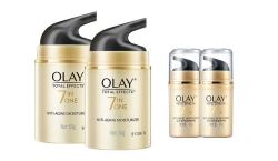 OLAY 玉兰油 OLAY多效修护面霜双瓶补水保湿淡纹抗皱抗初老美白护肤品套装