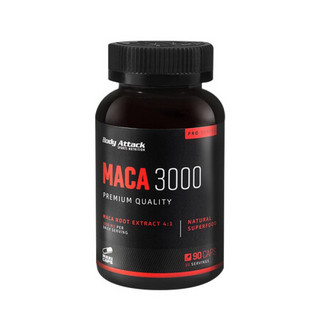 BodyAttackMACA玛咖玛卡睾酮素促睾90粒男性健身增肌提升体能性能运动营养补剂 90粒/瓶