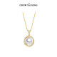 CHOW TAI SENG 周大生 周大生银项链 S925埃及遗珠系列珍珠项链戒指毛衣链母亲节礼物A