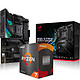  AMD 五代锐龙 5600X 5800X 5900X 5950X搭华硕B550 X570主板CPU套装 单CPU无主板 R7 5800X套装　