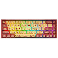 Akko 艾酷 3068 V2 牛年限定款 68键 蓝牙双模无线机械键盘 红色 ttc金粉轴 RGB