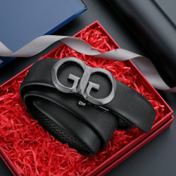 goldlion金利来个性双g男式皮带男式腰带皮带