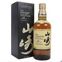 SUNTORY 三得利 山崎 12年单一麦芽威士忌 43%Vol 700ml 有盒