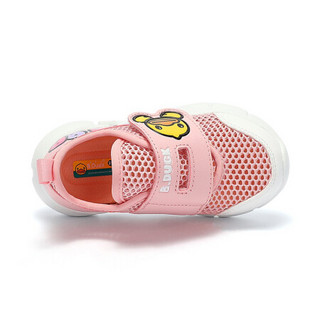 B.Duck 儿童透气单网鞋 B118A9229 粉色 24