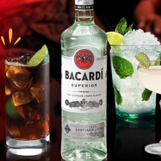 BACARDI 百加得 40%vol 白朗姆酒 500ml