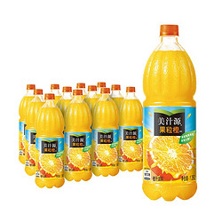 Minute Maid 美汁源 可口可乐（Coca-Cola）美汁源 Minute Maid 果粒橙 果汁饮料 1.25L*12 新老包装随机发货