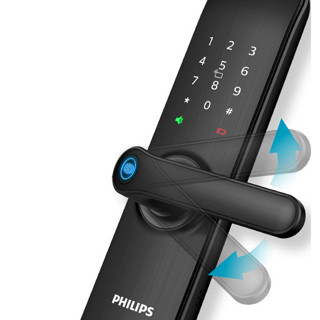 PHILIPS 飞利浦 7100DS 智能指纹锁 曜石黑