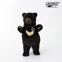 HANSA 汉莎 HANSA 可爱小黑熊毛绒玩具