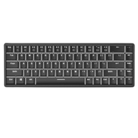 ROYAL KLUDGE S68 68键 2.4G蓝牙多模无线机械键盘 黑色 国产茶轴 单光