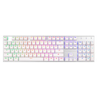 ThundeRobot 雷神 K75R-PBT 104键 有线机械键盘 炫光银 雷神红轴 RGB