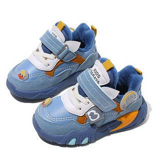 Babaya 芭芭鸭 33055 儿童休闲运动鞋 蓝色 27码(脚长16.1cm)