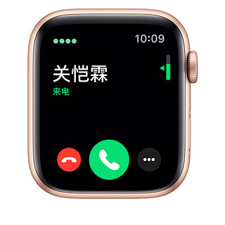 Apple 苹果 Watch Series 5 GPS款 智能手表 44mm 金色铝金属表壳 蓝色回环式运动表带 (GPS)