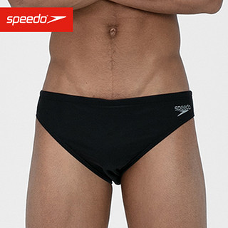 Speedo/速比涛男子三角泳裤有效贴合舒适修身三角泳裤水陆两用（34、蓝色）