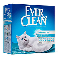 EVER CLEAN 铂钻 蓝白标 膨润土猫砂 11.3kg