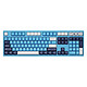 PLUS会员：Akko 艾酷 3108DS 天空之境 108键 有线机械键盘 蓝色 ttc金粉轴 无光