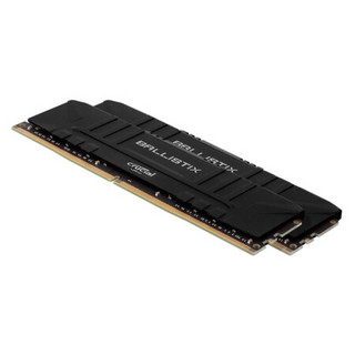 Crucial 英睿达 铂胜系列 DDR4 3600MHz 台式机内存 马甲条 黑色 16GB 8GB*2 BL2K8G36C16U4B