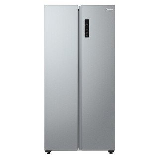 Midea 美的 BCD-470WKPZM(E) 风冷对开门冰箱 470L 银色