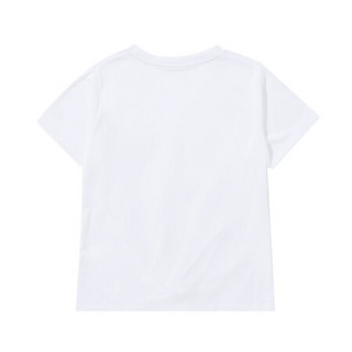 Champion冠军T恤2021春夏新款女式草写LOGO短袖T恤打底舒适 CW-TS317 白色 M