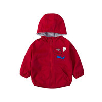 Bornbay 贝贝怡 204S2548 男童加绒外套 大红 110cm