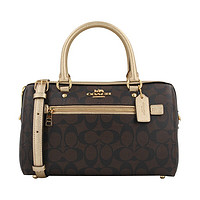 COACH 蔻驰 女士PVC手提波士顿包 87705 IMS5V 深棕色 中号