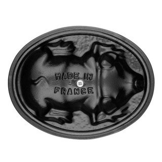 STAUB 珐宝 40500-176-A 汤锅(17cm、1L、铸铁、灰色)