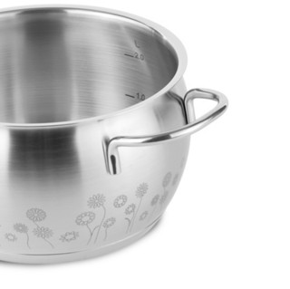 Fissler 菲仕乐 C+S繁花系列 汤锅(18cm、304不锈钢)