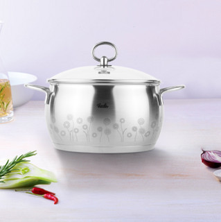 Fissler 菲仕乐 C+S繁花系列 汤锅(24cm、304不锈钢)