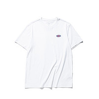 安踏男款短袖针织衫夏季透气时尚潮流圆领休闲运动套头T恤 S 纯净白